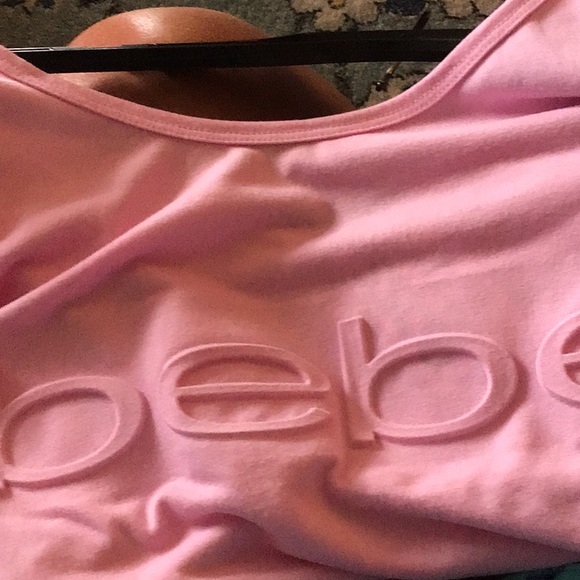 🌷NWT BEBE SPORT 2X MOISTURE WICKING PINK ACTIVE TOP - Picture 10 of 12